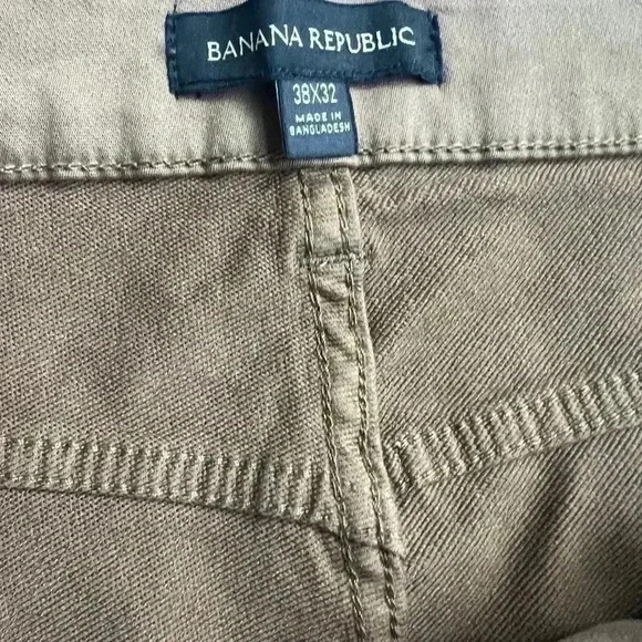 Banana Republic Men’s Brown Pants Size 38X32 - Picture 3 of 5